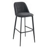 Tabouret de restaurant en tissu Magda (lot de 2)