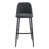 Tabouret de restaurant en tissu Magda (lot de 2)