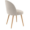 Chaise de restaurant en tissu Enzo (lot de 2)