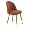 Chaise de restaurant en tissu Enzo (lot de 2)