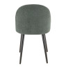 Chaise de restaurant en tissu Enzo (lot de 2)