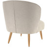 Chaise lounge de restaurant en tissu Enzo