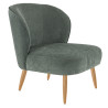 Chaise lounge de restaurant en tissu Enzo