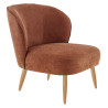 Chaise lounge de restaurant en tissu Enzo