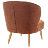 Chaise lounge de restaurant en tissu Enzo