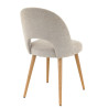 Chaise de brasserie en tissu Asia (lot de 2)