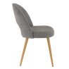 Chaise de brasserie en tissu Asia (lot de 2)