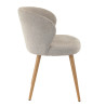 Chaise de restaurant en tissu Asia (lot de 2)