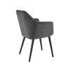 Fauteuil de restaurant en velours Erika (lot de 2)