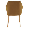 Fauteuil de restaurant en velours Erika (lot de 2)