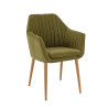Fauteuil de restaurant en velours Erika (lot de 2)