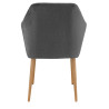 Fauteuil de restaurant en velours Erika (lot de 2)