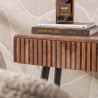 Console style nature en acacia massif brun Carrie
