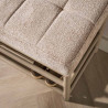 Vestiaire d'entrée industriel 70 cm en métal beige Luna