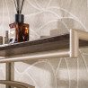 Patère murale industrielle H 86 cm en métal beige Teresa