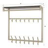 Patère murale industrielle H 86 cm en métal beige Teresa