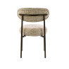 Chaise de salle à manger moderne en tissu Monti Nouria (lot de 2)