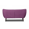 Canapé 3 places design en tissu prune Axelle