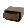 Chevet suspendu style nature en acacia massif brun Monroe