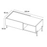 Table basse moderne chêne linberg Buddy