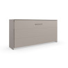 Lit escamotable horizontal contemporain gris sahara Jawal