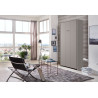 Lit escamotable vertical contemporain gris sahara Jawal