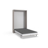 Lit escamotable vertical contemporain gris sahara Jawal