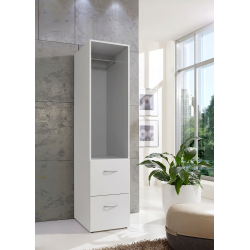 Armoire penderie de buanderie blanche profondeur 69 cm Jesy