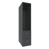 Armoire penderie de buanderie graphite profondeur 69 cm Jesy