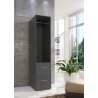 Armoire penderie de buanderie graphite profondeur 69 cm Jesy