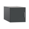 Surmeuble 1 porte graphite profondeur 69 cm Jesy
