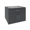 Meuble support machine à laver graphite profondeur 69 cm Jesy