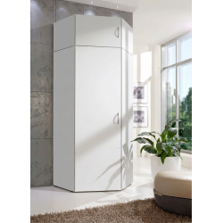Surmeuble blanc pour armoire d'angle Jesy