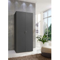 Armoire buanderie graphite avec serrure profondeur 40 cm Jesy