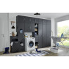 Surmeuble 1 porte graphite profondeur 40 cm Jesy