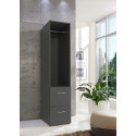 Armoire penderie de buanderie graphite profondeur 40 cm Jesy