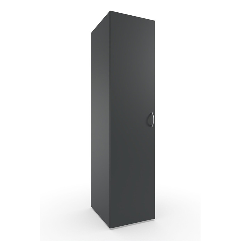 Armoire de buanderie graphite 1 porte profondeur 54 cm Jesy Graphite — Graphite — vue 3