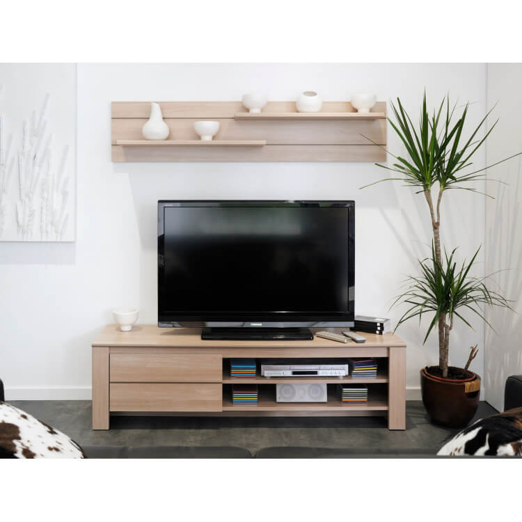 Etagère murale contemporaine coloris bruges Olivia