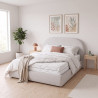 Matelas mousse réversible déhoussable housse lavable 20 cm Houle