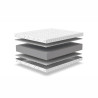 Matelas mousse réversible déhoussable housse lavable 20 cm Houle
