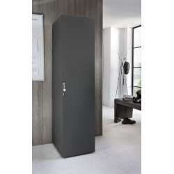 Armoire 1 porte à cadenas graphite profondeur 54 cm Jesy