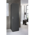 Armoire 1 porte &agrave; cadenas graphite profondeur 54 cm Jesy