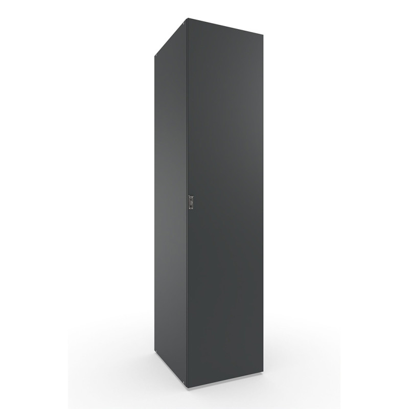 Armoire 1 porte à cadenas graphite profondeur 54 cm Jesy Graphite — Graphite — vue 3