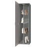 Armoire à chaussures graphite avec support profondeur 54 cm Jesy