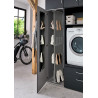 Armoire à chaussures graphite avec support profondeur 54 cm Jesy