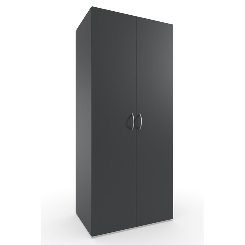 Armoire penderie graphite profondeur 54 cm Jesy Graphite — Graphite — vue 3