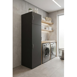 Surmeuble 1 porte graphite profondeur 54 cm Jesy