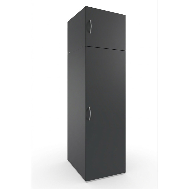 Surmeuble 1 porte graphite profondeur 54 cm Jesy Graphite — Graphite — vue 4