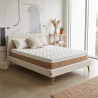 Matelas mémoire de forme gel 11 zones housse coton bio Cotonella