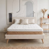 Matelas mémoire de forme gel 11 zones housse coton bio Cotonella